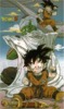 Goku on Snake Road and Piccolo training Gohan